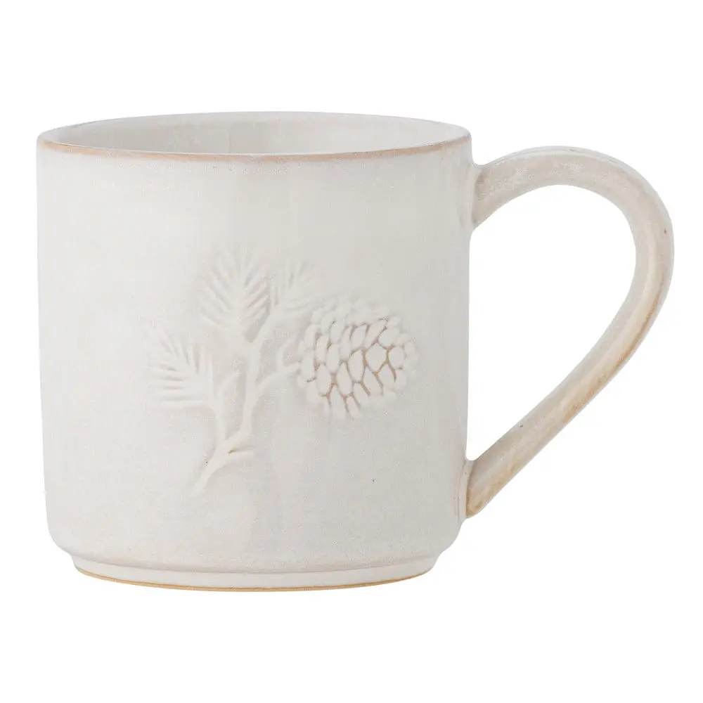 Krémový kameninový šálek s vánočním motivem 300 ml Winter – Bloomingville