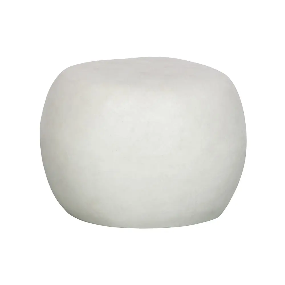 Bílý konferenční stolek 49x65 cm Pebble – vtwonen