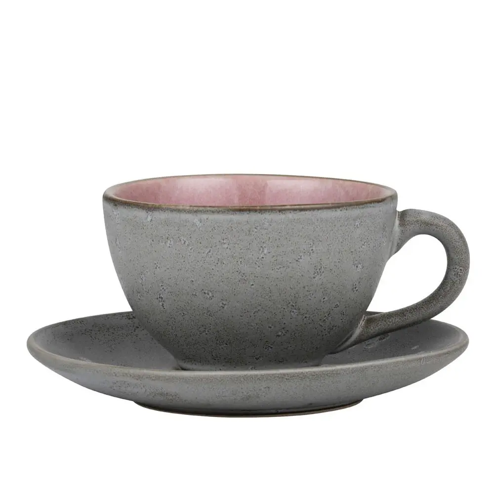 Zelený/černý keramický šálek na cappuccino 240 ml Gastro Green/Black – Bitz