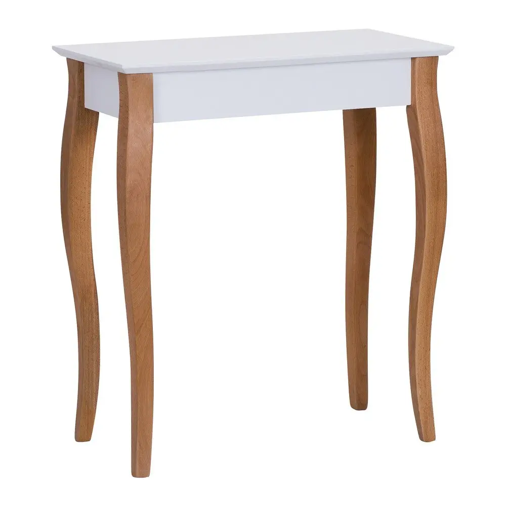 Bílý konzolový odkládací stolek Ragaba Console, délka 65 cm
