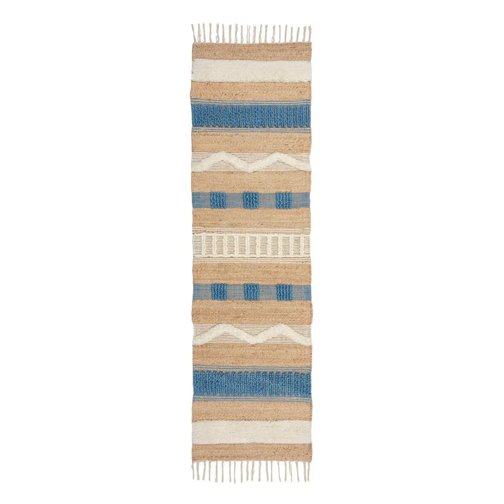 Béžový jutový běhoun Flair Rugs Medina, 60 x 230 cm
