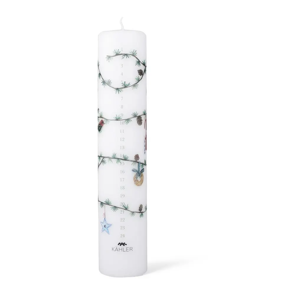 Svíčka s vánočním motivem Hammershøi Christmas – Kähler Design