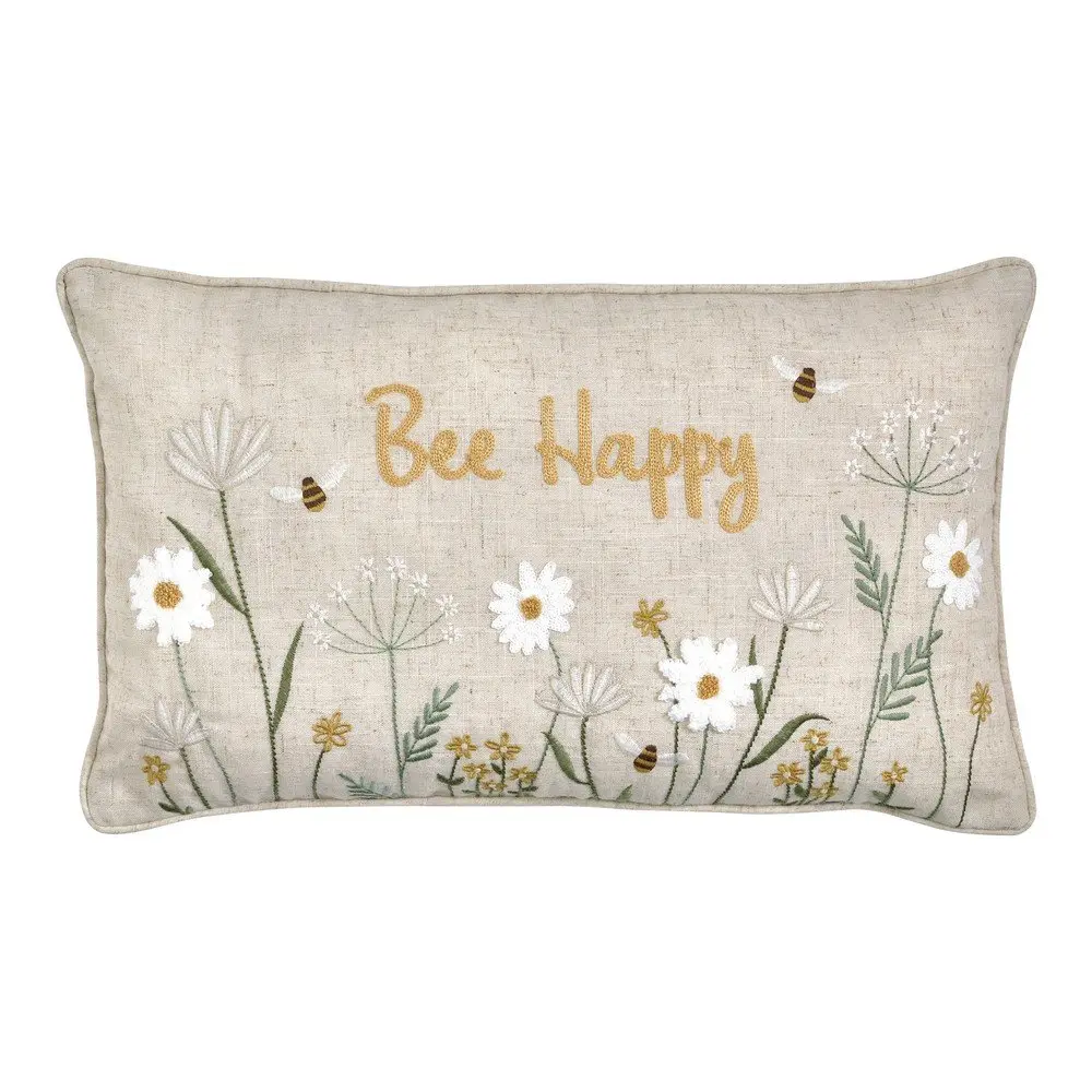 Dekorační polštář 30x50 cm Bee Happy – Catherine Lansfield