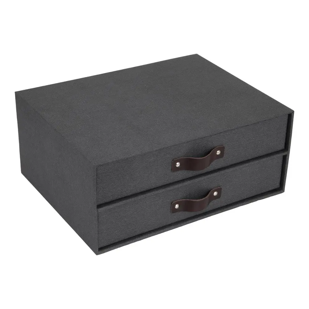 Béžový zásuvkový box se 2 šuplíky Bigso Box of Sweden Birger