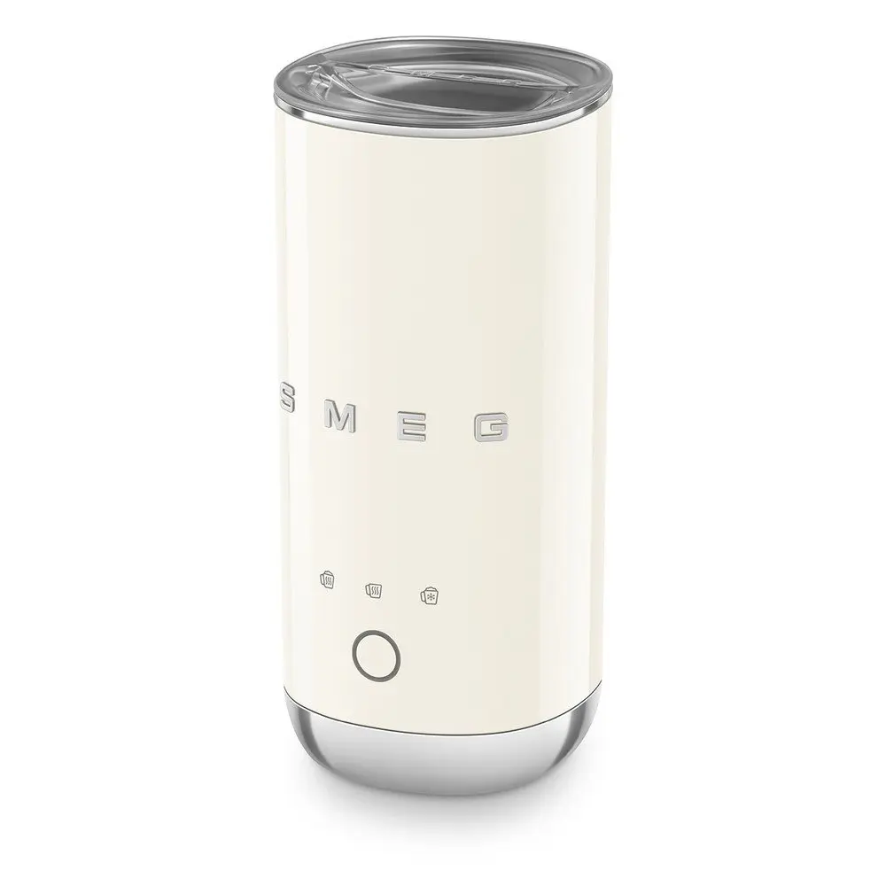 Černý plastový elektrický šlehač mléka 120 ml – SMEG