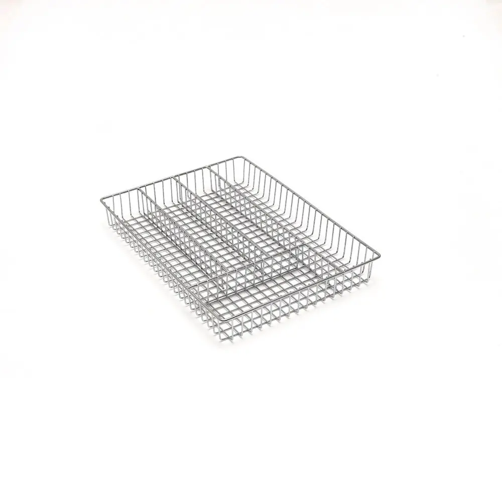 Organizér na příbory z nerezové oceli Addis Wire, 36,5 cm