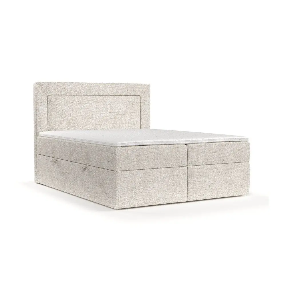 Šedá boxspring postel s úložným prostorem 160x200 cm Imagine – Maison de Rêve