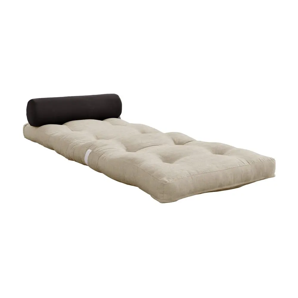Šedá futonová matrace 70x200 cm Wrap Grey/Dark Grey – Karup Design