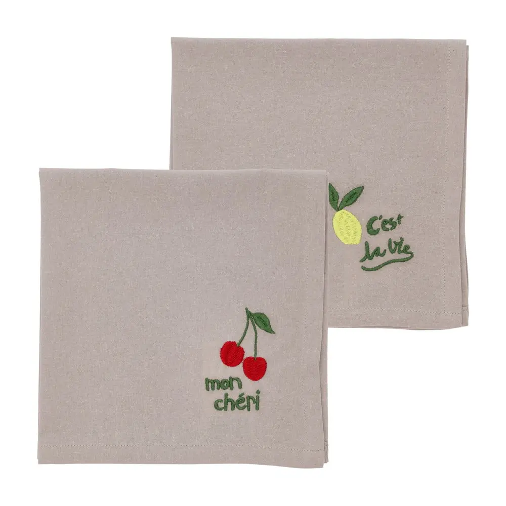 Textilní ubrousky v sadě 2 ks 40x40 cm Bistro – Södahl