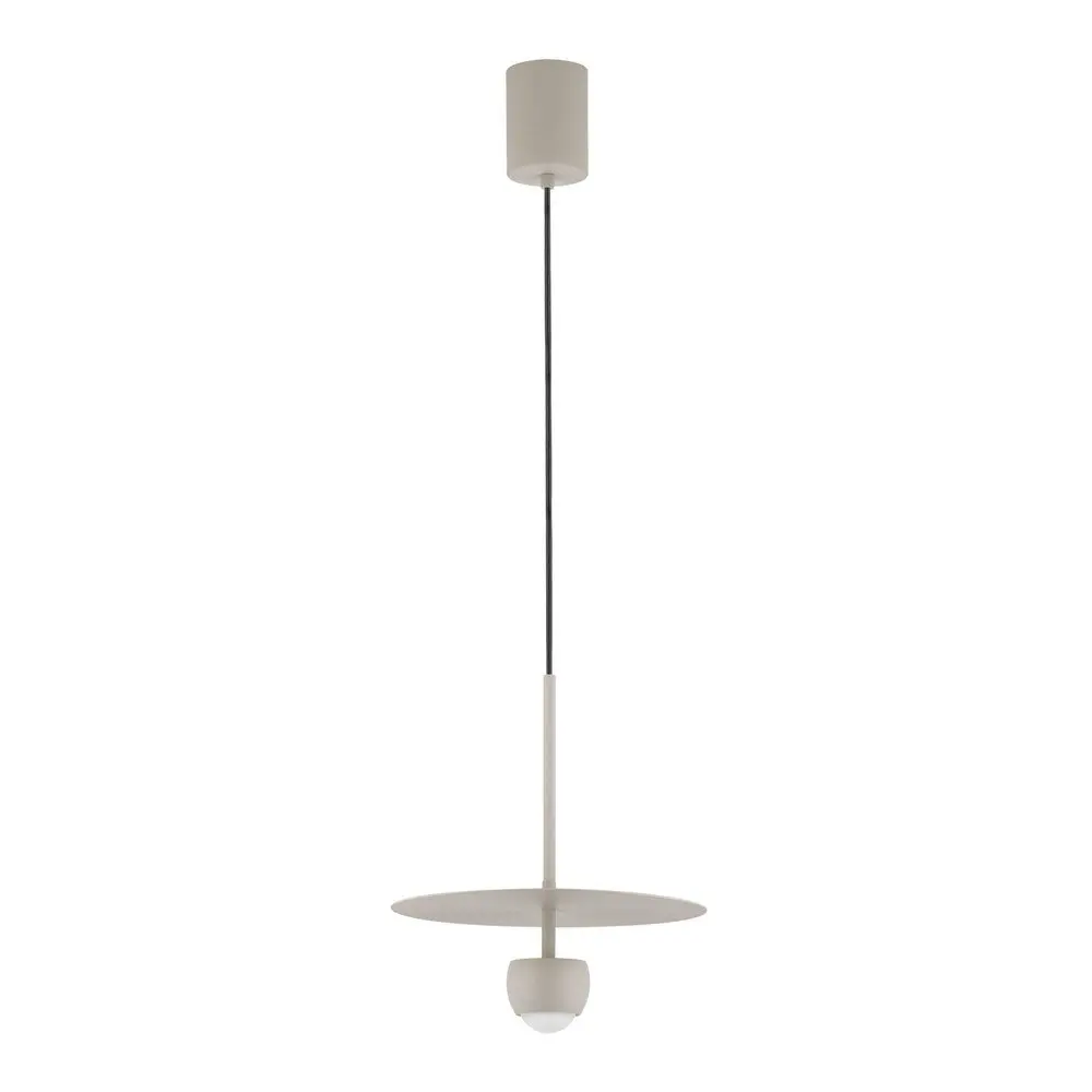 Béžové hliníkové LED závěsné svítidlo ø 30 cm Edem – Nova Luce
