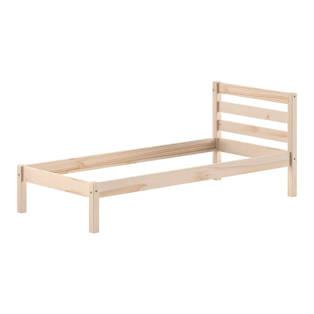 Dětská postel z borovicového dřeva bez roštu v přírodní barvě 90x200 cm Pino – Vipack