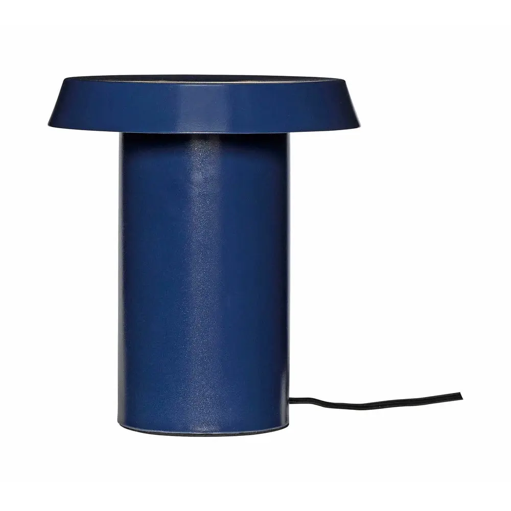 Modrá kovová stolní lampa Keen - Hübsch
