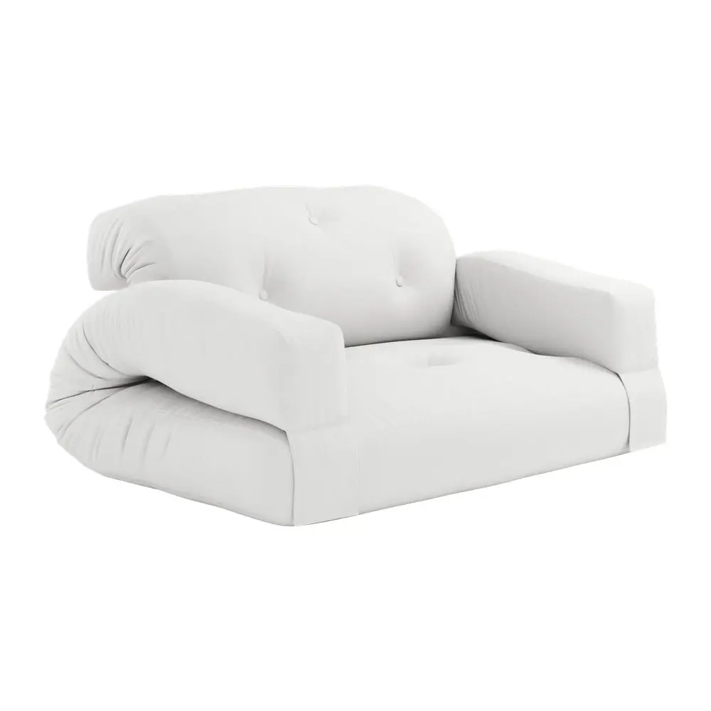 Bílá rozkládací pohovka vhodná do exteriéru Karup Design Design OUT™ Hippo White