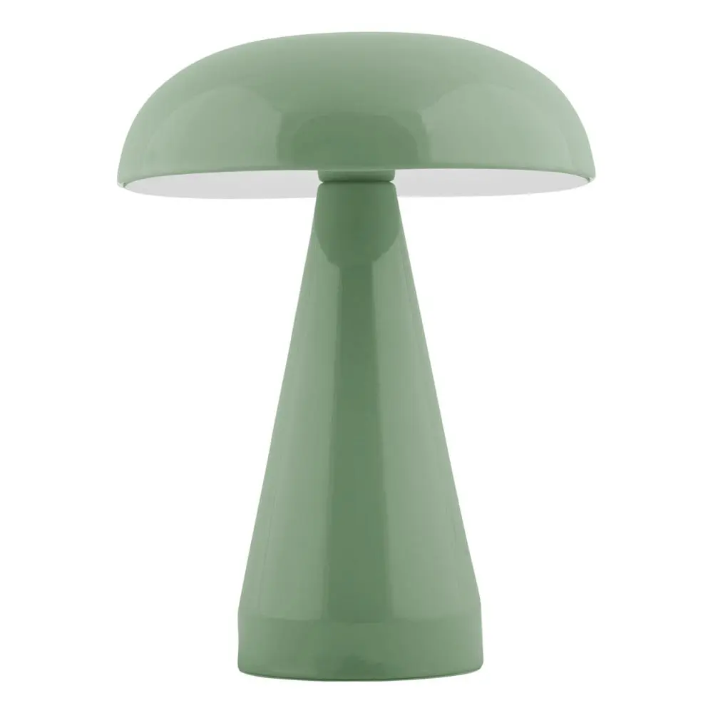 Zelená LED stmívatelná stolní lampa s kovovým stínidlem (výška 20,5 cm) Rachel – Leitmotiv