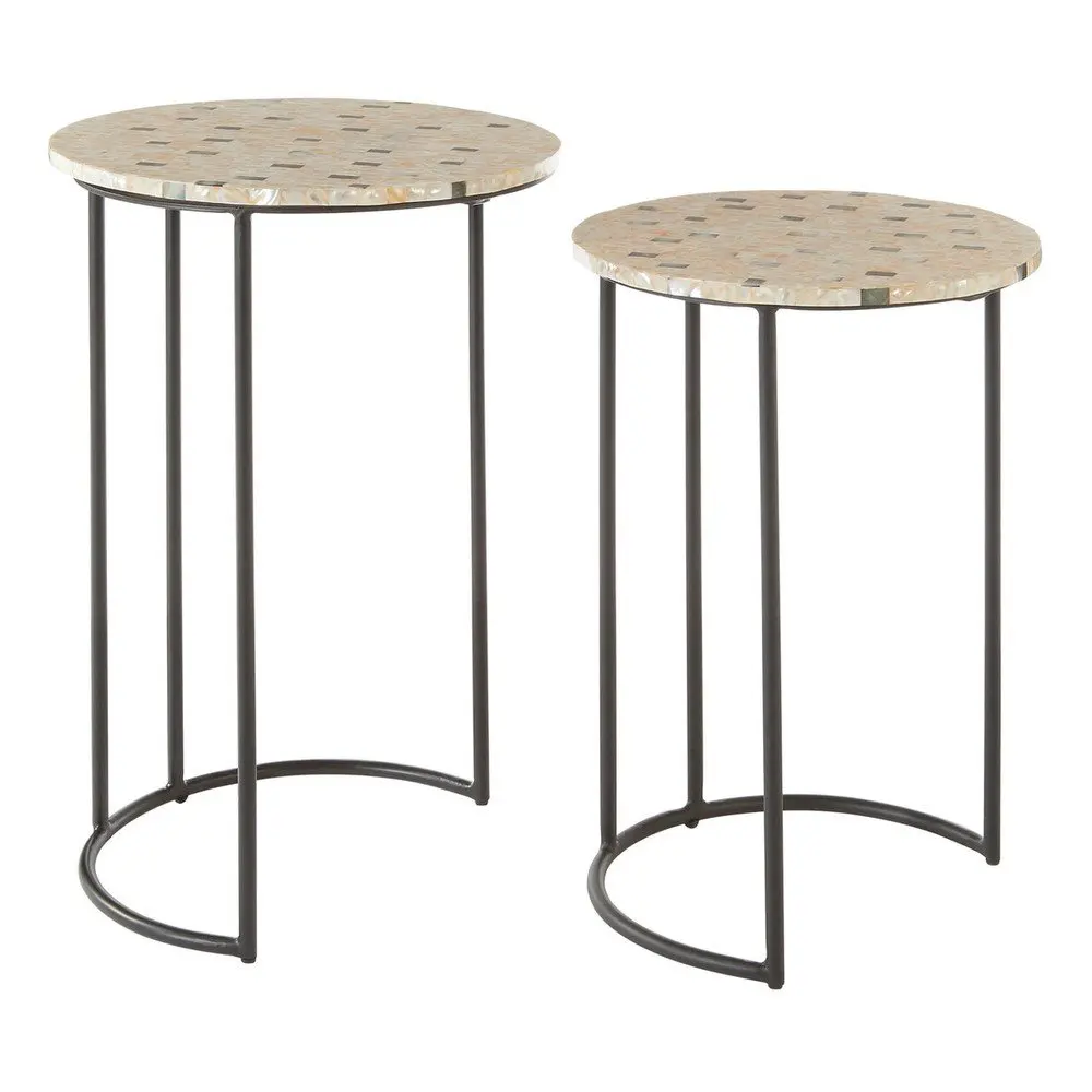 Kulaté odkládací stolky v sadě 2 ks ø 38 cm Halle – Premier Housewares