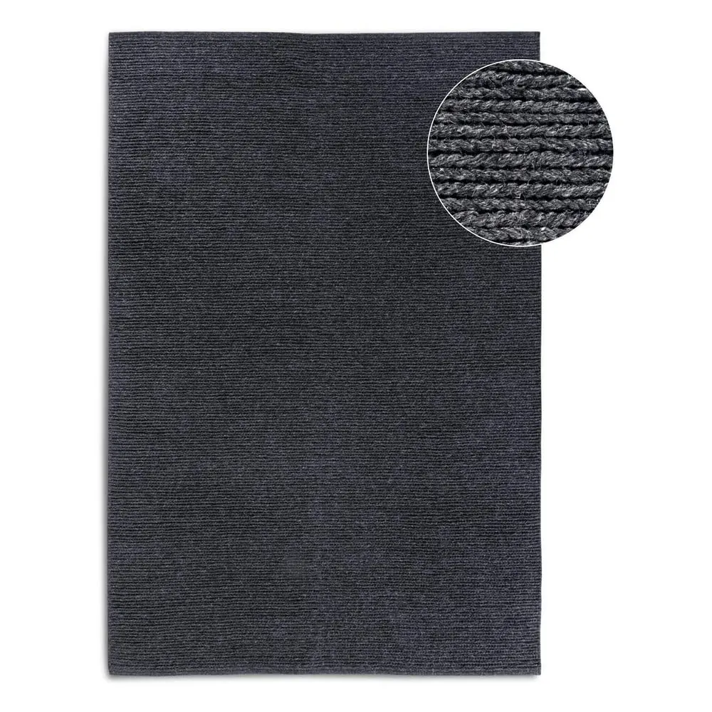 Šedý ručně tkaný vlněný koberec 60x90 cm Francois – Villeroy&Boch