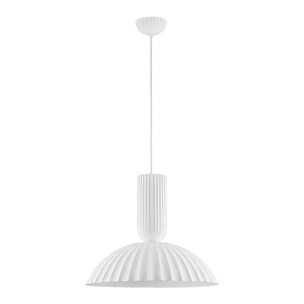 Bílé kamenné závěsné svítidlo ø 50 cm Ammos – Nova Luce