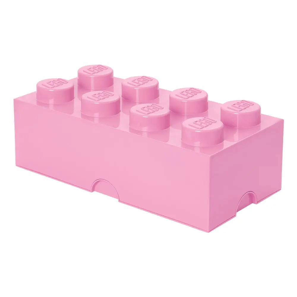 LEGO úložný box 8 - světle růžová