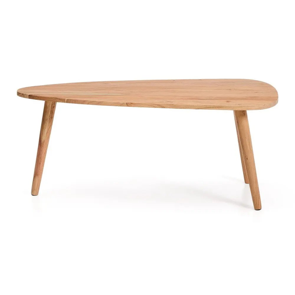 Konferenční stolek z masivu akácie v přírodní barvě 60x110,5 cm Duvani – Kave Home