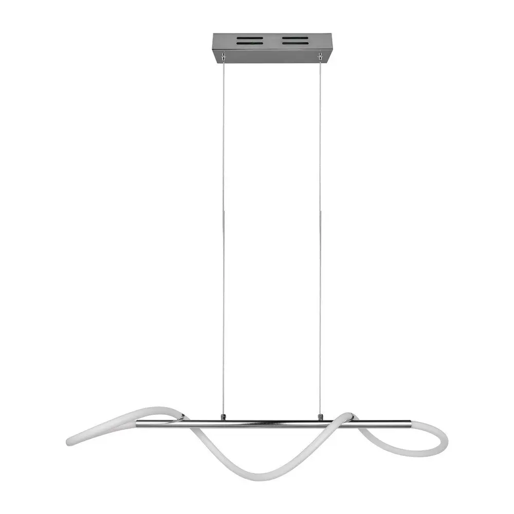 Kovové LED stmívatelné závěsné svítidlo ve stříbrné barvě Argos – Reality