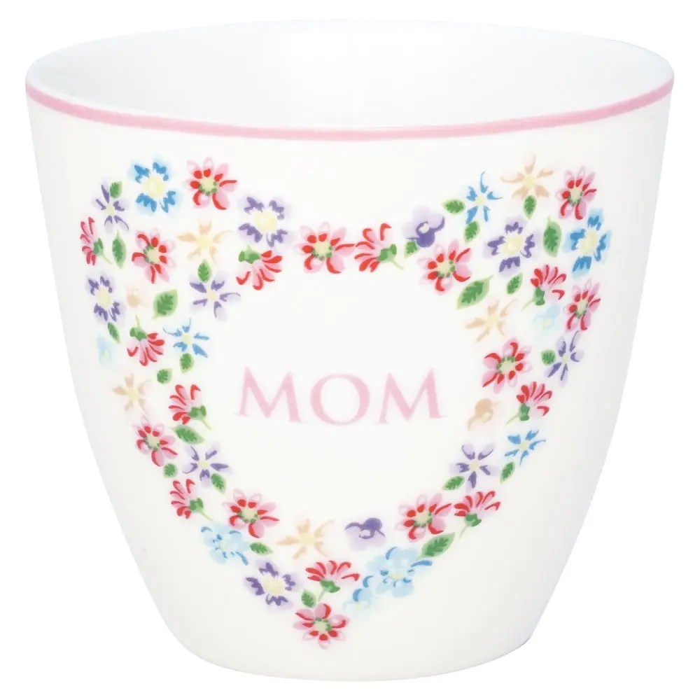 Porcelánový šálek Green Gate Columbine Mom, 300 ml