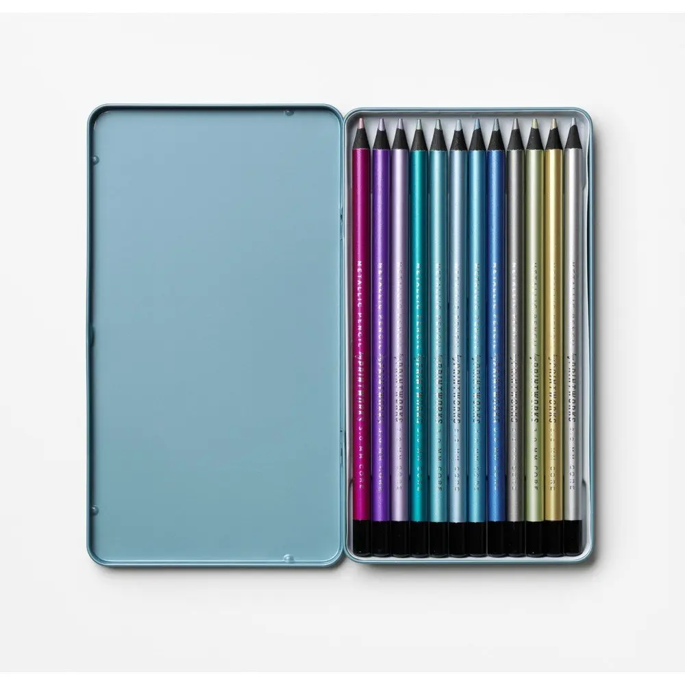 Pastelky v sadě Metallic – Printworks