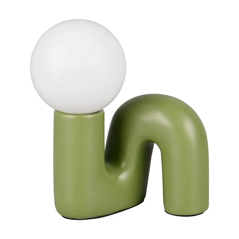 Zelená keramická stolní lampa (výška 21,5 cm) Quinn – Reality
