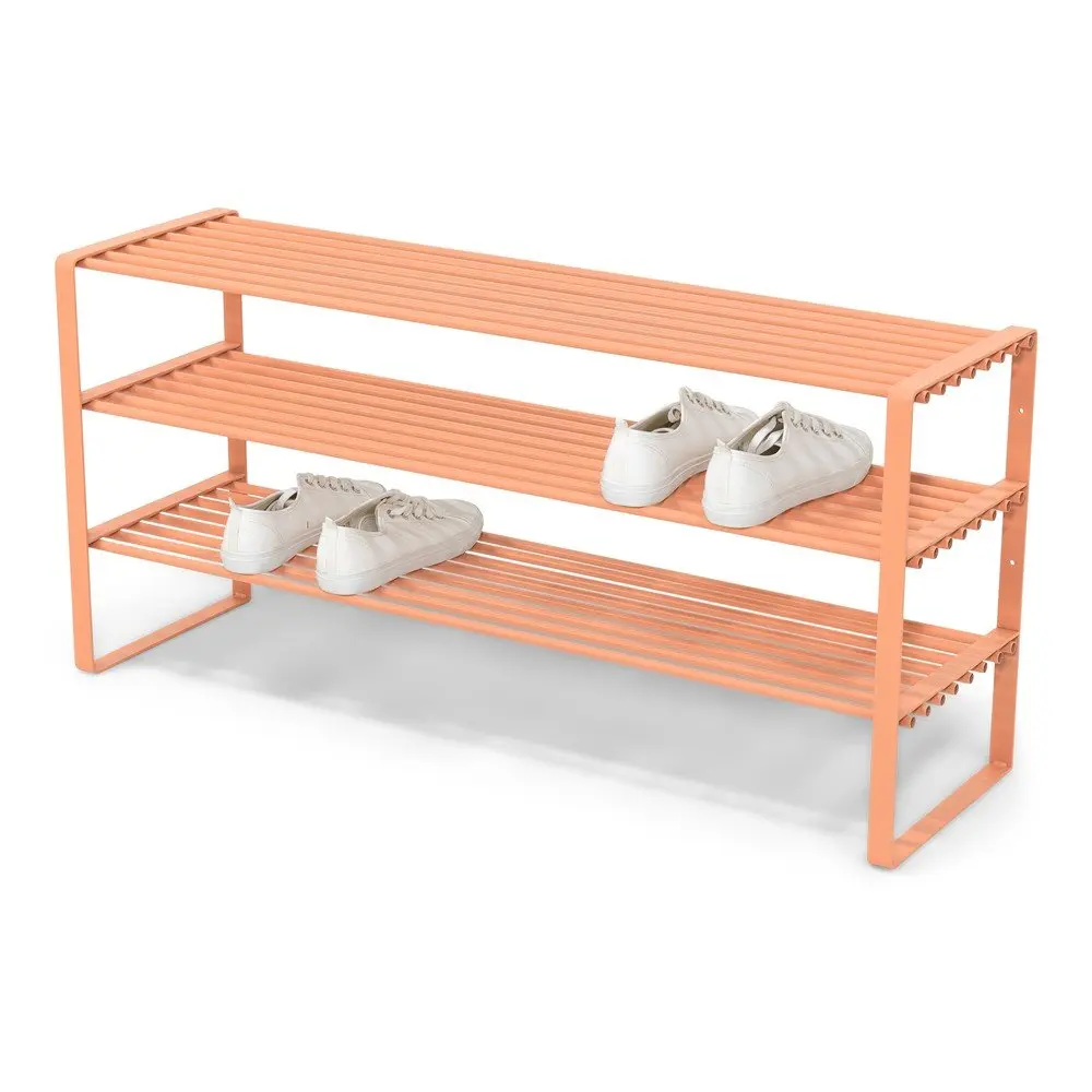 Ocelový botník v lososové barvě 100x48,5x29 cm Rex – Spinder Design