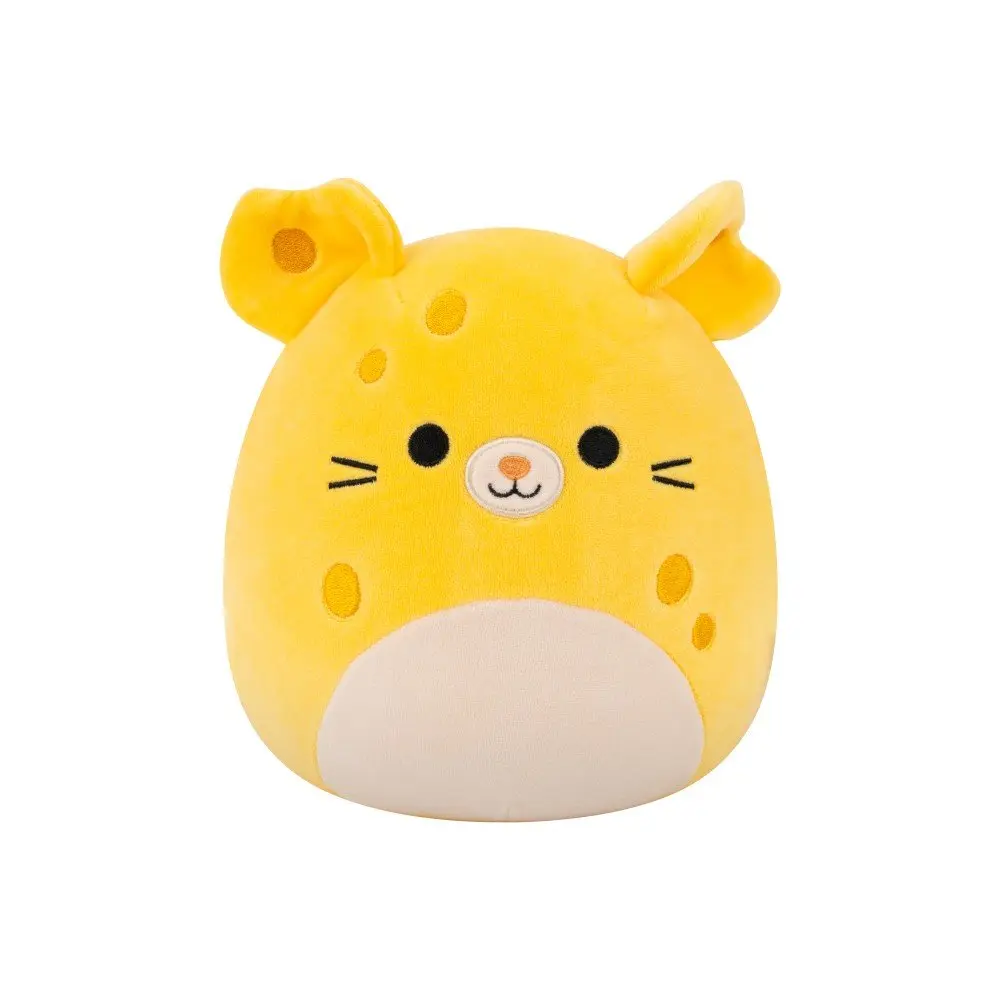 Squishmallows Žlutá sýrová myška Amelia, 35 cm