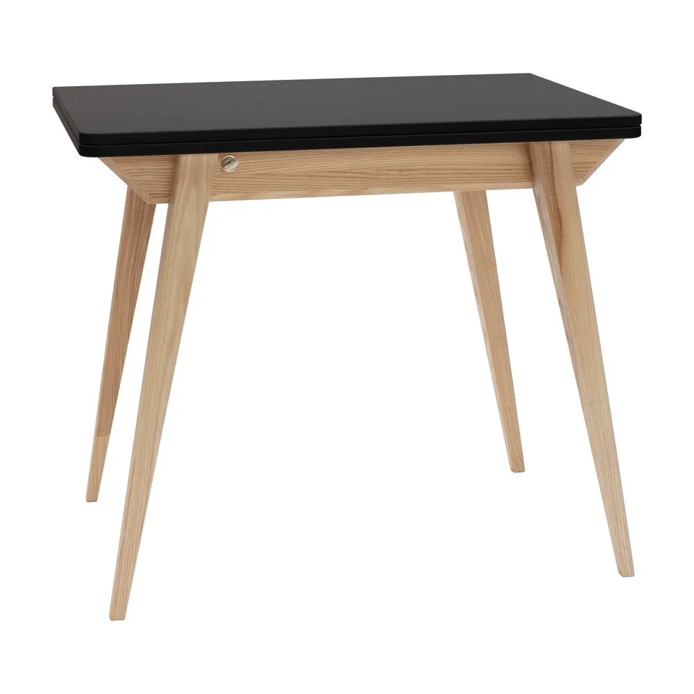 Rozkládací jídelní stůl s černou deskou 65x90 cm Envelope – Ragaba