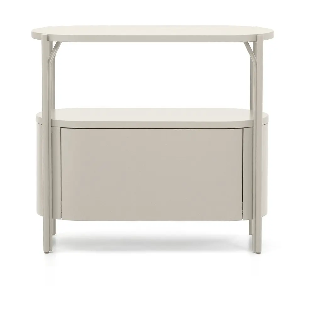 Bílá skříňka pod umyvadlo 90x81 cm Arely – Kave Home