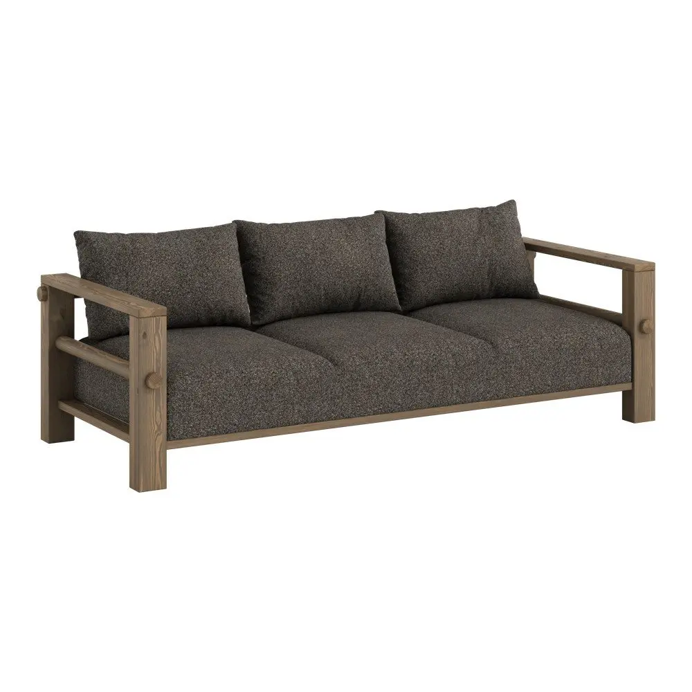Tmavě šedá pohovka 225 cm Bare – Karup