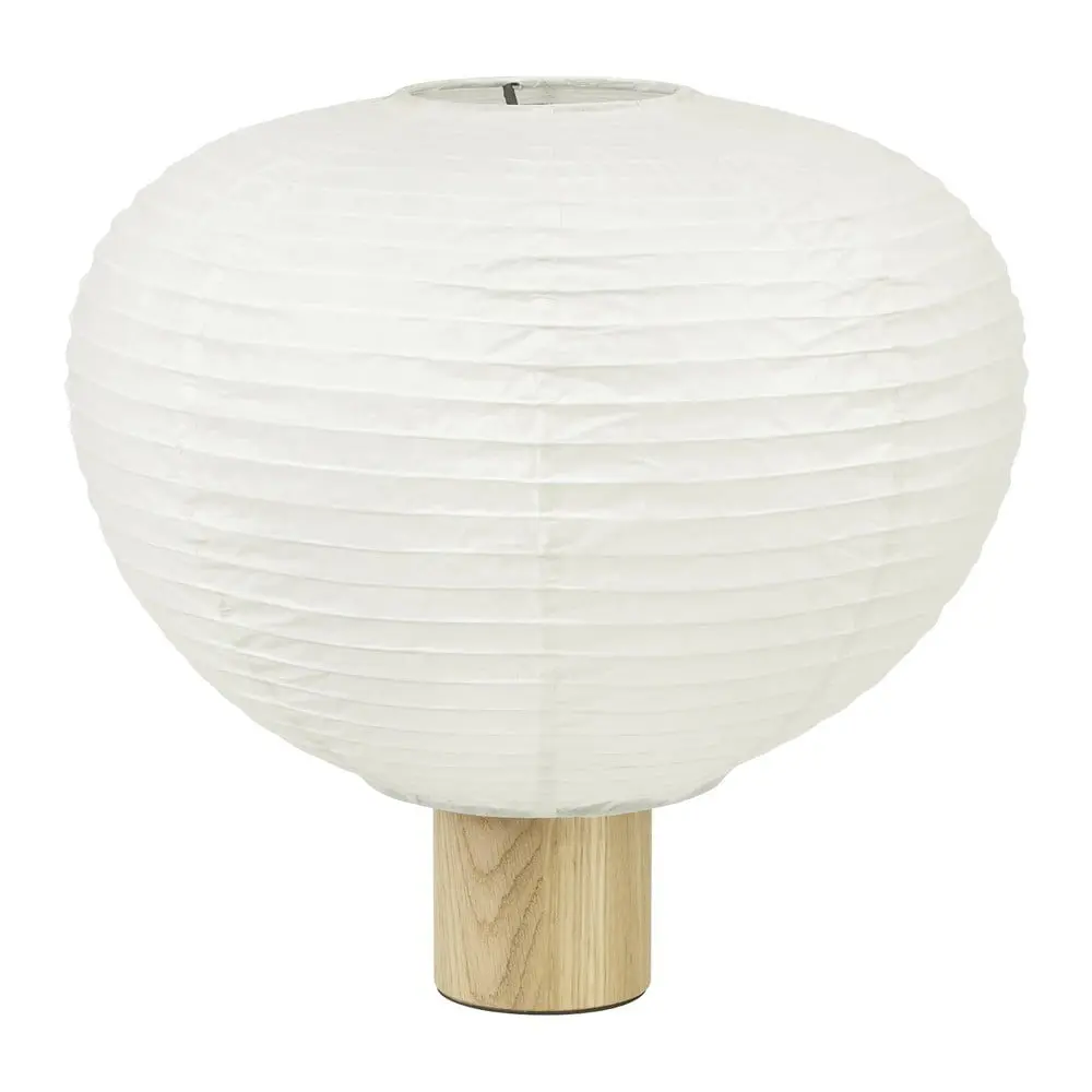 Bílá stolní lampa s papírovým stínidlem (výška 32 cm) Kami – Blomus