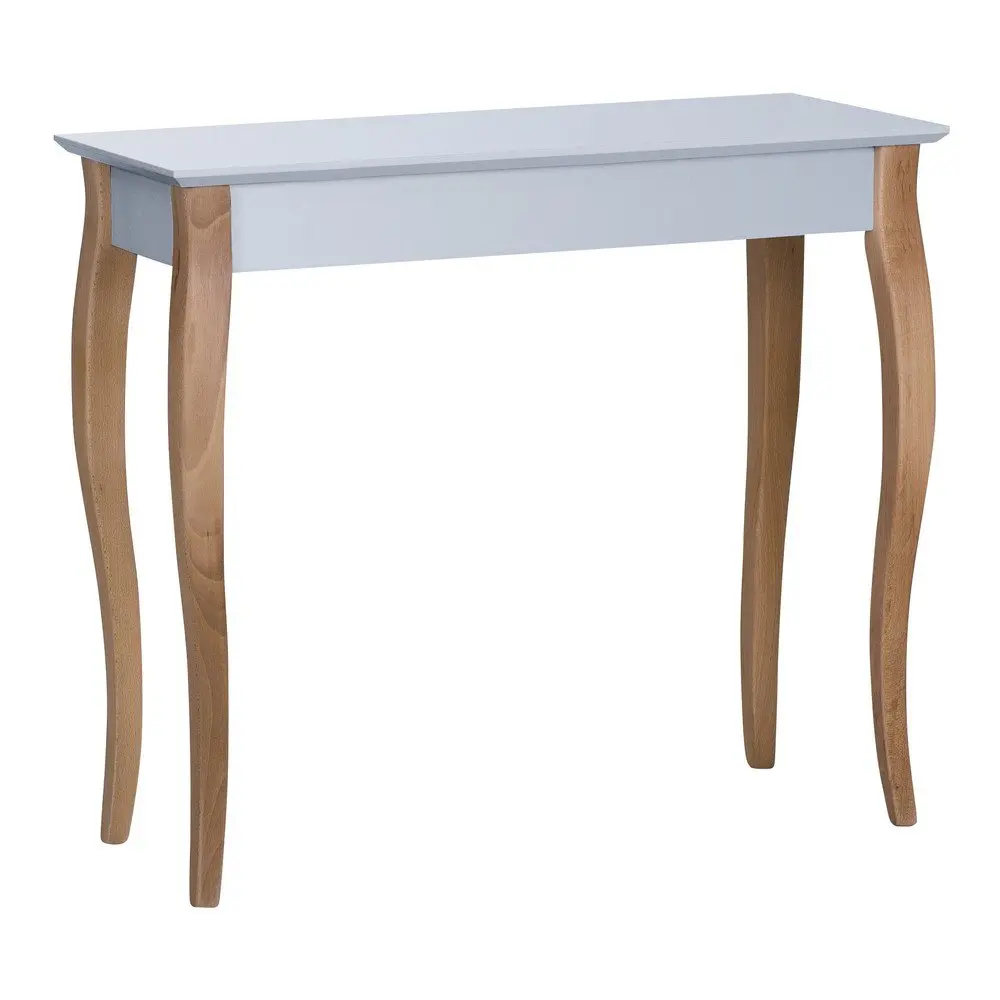 Světle šedý odkládací stolek Ragaba Console, délka 85 cm