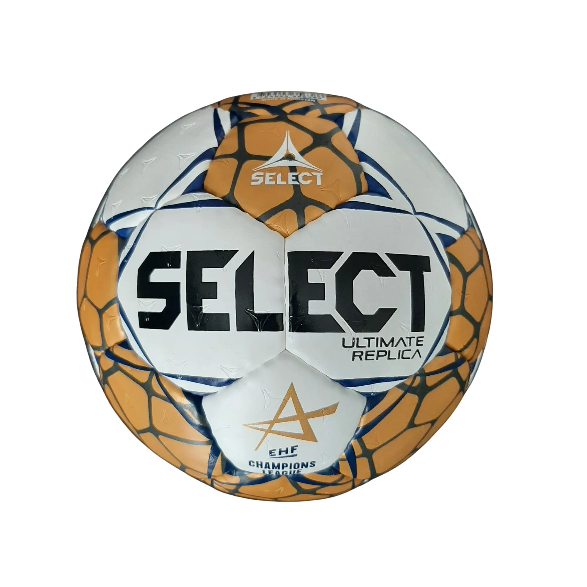 Házenkářský míč SELECT HB Ultimate replica EHF Champions League 3 - bílo-zlatá