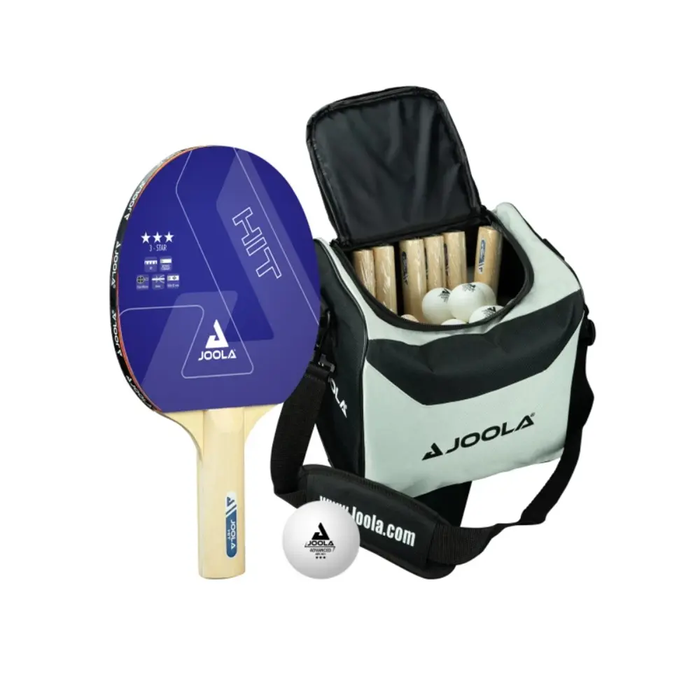 Set na stolní tenis JOOLA Bag 14 ks Hit + 30 míčků