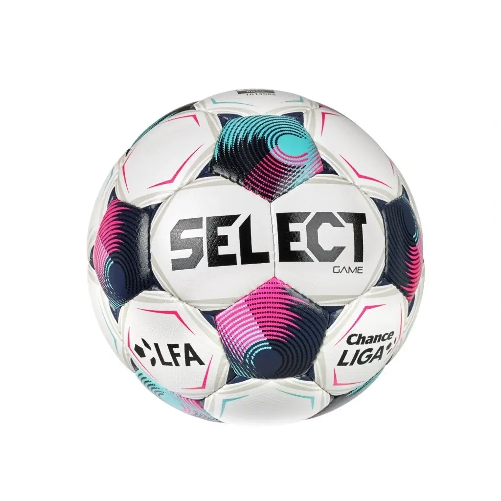 Fotbalový míč SELECT FB Game CZ Chance Liga 2026/27 5 bílo-růžová
