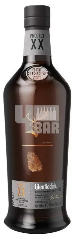 Glenfiddich Project XX Single Malt Scotch Whisky 47% 0,7 l (tuba)