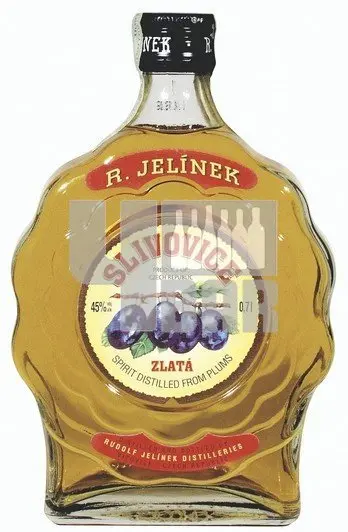 Slivovice Zlatá Budík Rudolf Jelínek 45 % 0,7 l