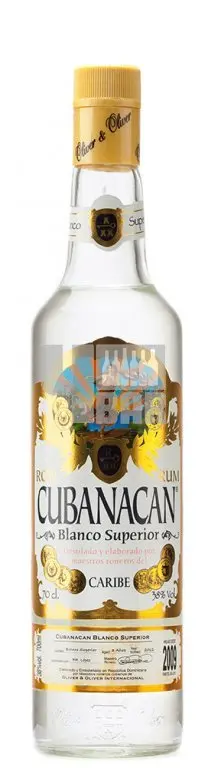 CUBANACÁN BLANCO SUPERIOR 38% 0,7 l (holá láhev)