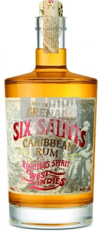 SIX SAINTS CARIBBEAN RUM 41,7% 0,7 l (holá láhev)