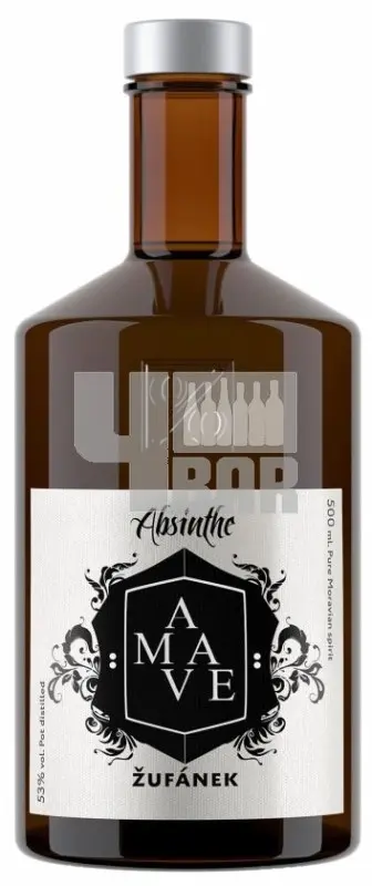 Žufánek Absinth Amave blanche 53% 0,5 l (holá láhev)
