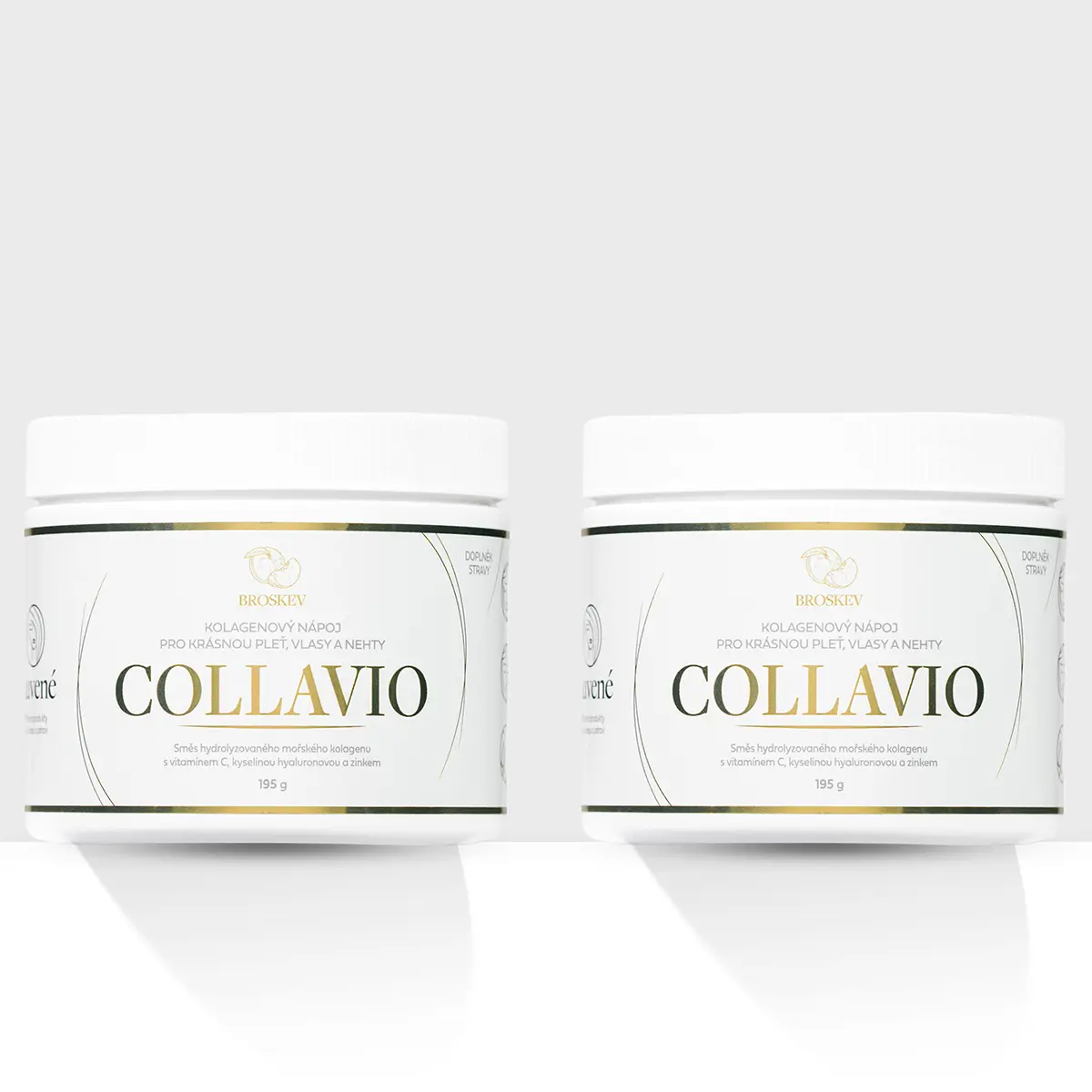 Luvené Kolagen drink Collavio broskev 2x195 g