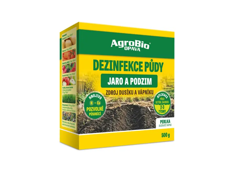 AgroBio Dezinfekce půdy (Dusíkaté vápno Perlka)