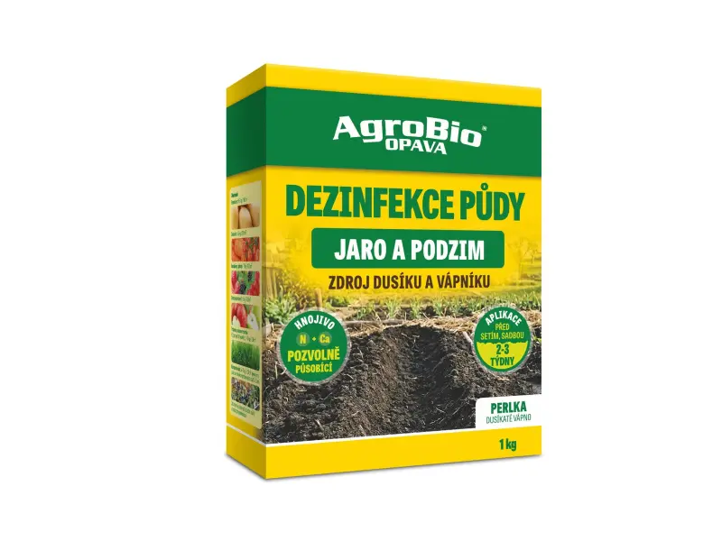 AgroBio Dezinfekce půdy (Dusíkaté vápno Perlka) 1 kg