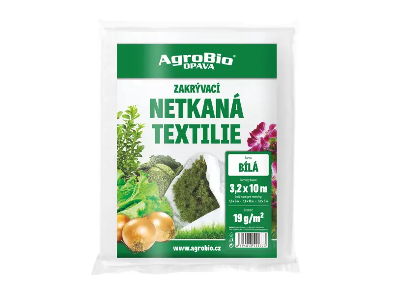 AgroBio Bílá netkaná textilie 3,2x10 m
