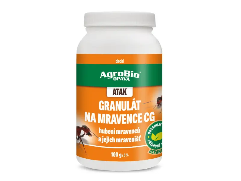 AgroBio ATAK Granulát (prášek) na mravence CG