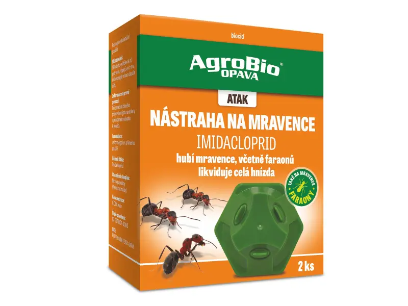 AgroBio ATAK Domečky na mravence Imidacloprid