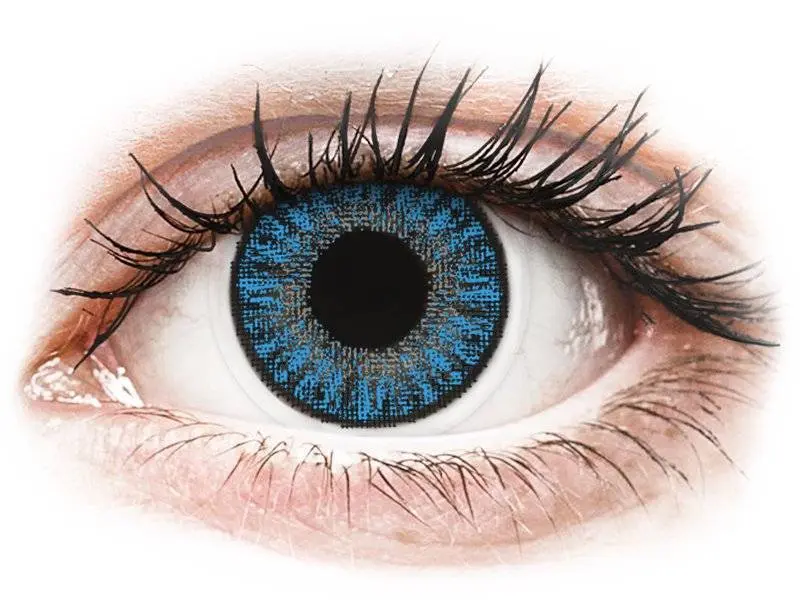 TopVue Color - nedioptrické jednodenní (10 čoček) Sapphire Blue