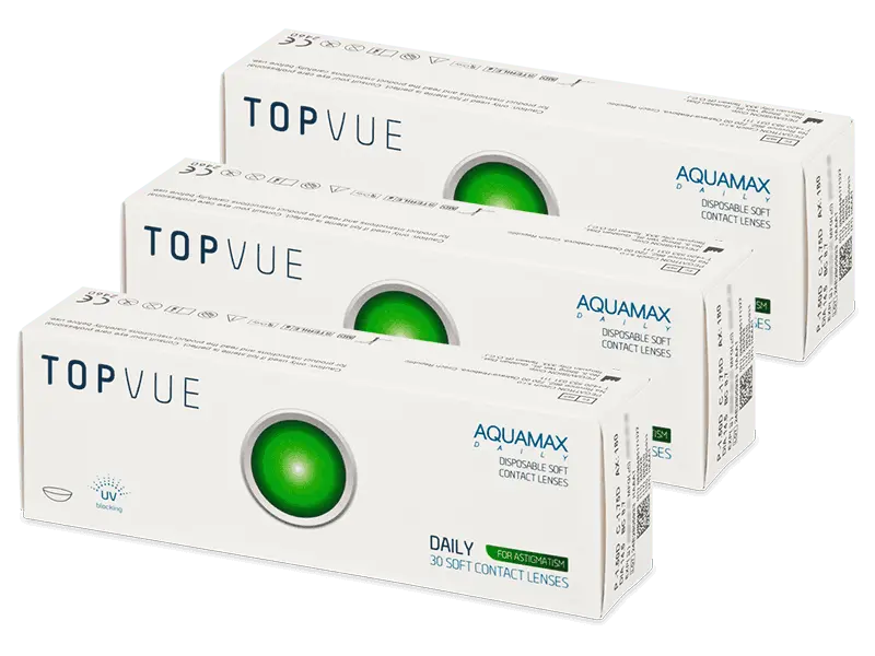 TopVue Daily for Astigmatism (90 čoček)